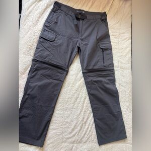 BC Clothing Convertible Zip-Off Hiking Cargo Pants – XL